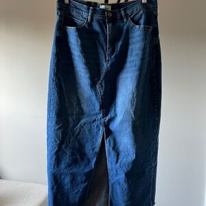 Classic Blue Jean Skirt